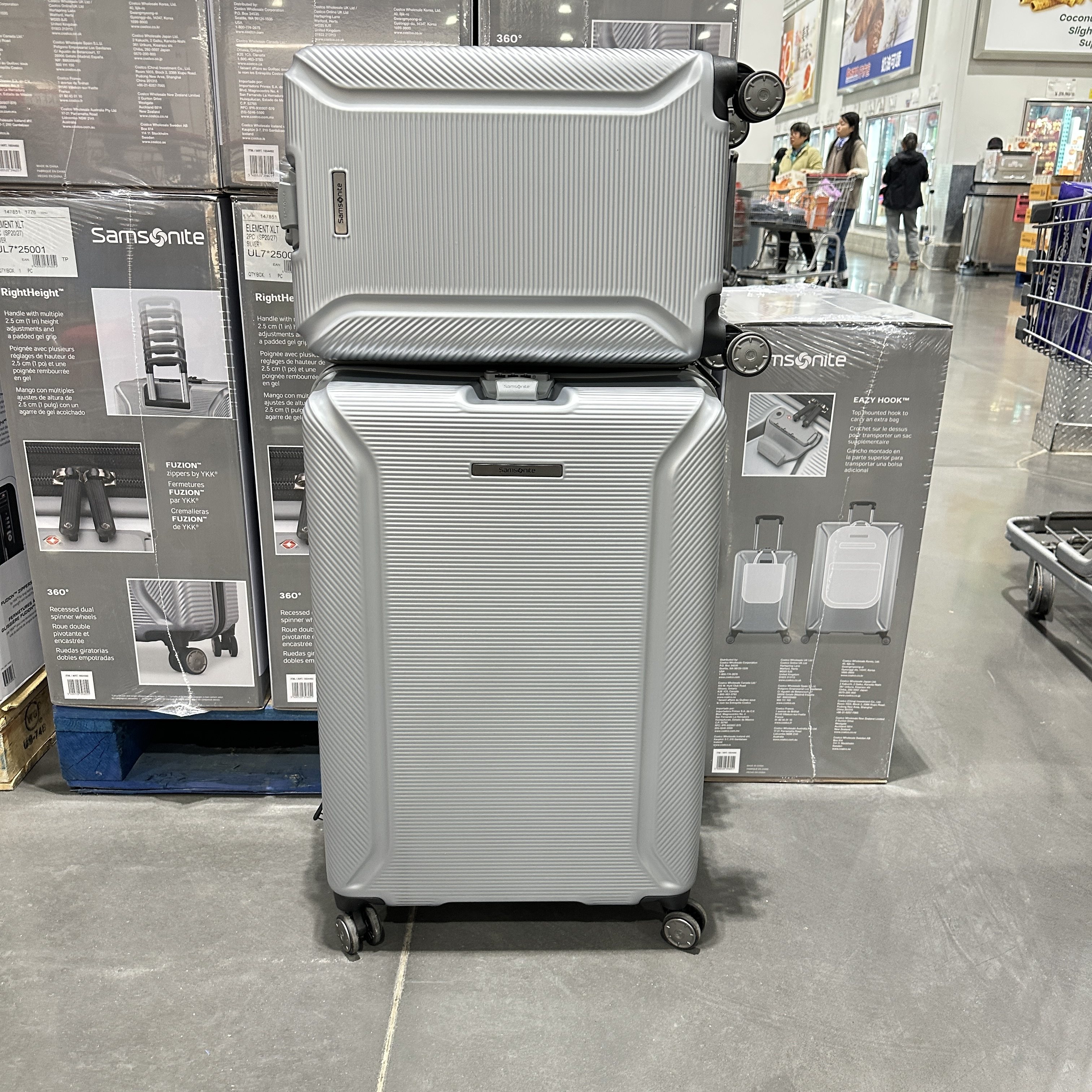 开市客新秀丽万向轮拉杆箱旅行箱行李箱登机箱子母箱20加27寸带锁,淘宝优惠券,粉丝福利购,淘宝优惠卷