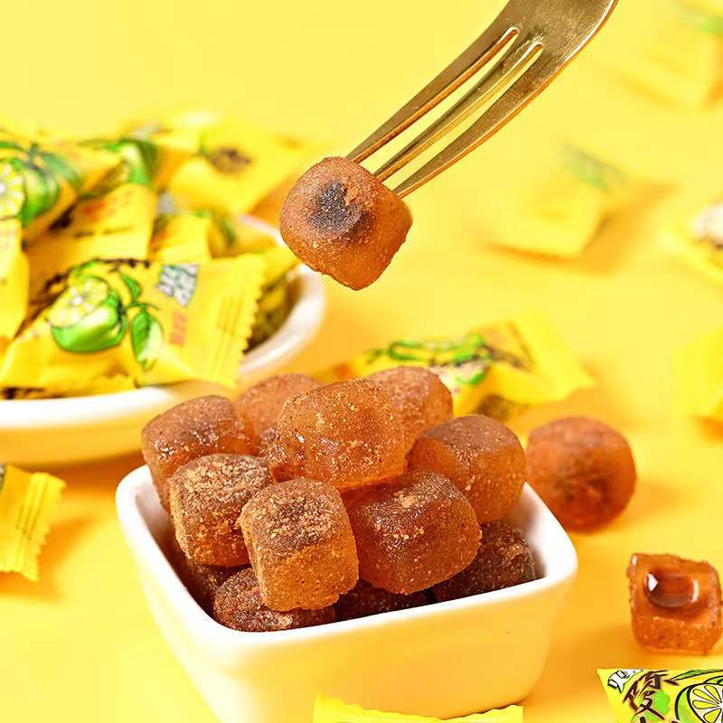 【拍4件19.9】甄伴~爆浆夹心陈皮糖400g