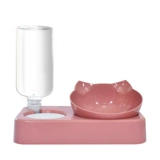 Кошачья чаша, чаша для собак, бассейн с едой, две миски с кошками, кошки, кошачьи пищевые бассейны Автоматическая питьевая вода Интегрированная пища, миска собак и поставки кошек