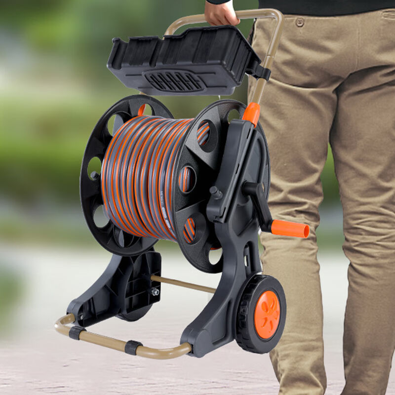 海斯迪克软管卷管器盘水管收纳架车卷线器HKCL-732 - 图2