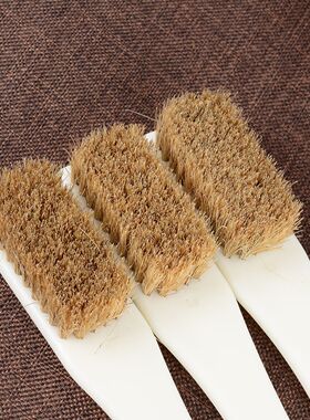 猪鬃毛文玩刷子金刚菩提橄榄核雕核桃佛珠清理盘玩包浆工具