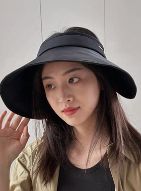 凉感空顶帽女士大檐遮阳帽