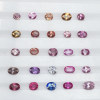 CB16 color sapphire natural loose stone 18K gold inlaid fine-cut bracelet earrings ring pendant fashionable new