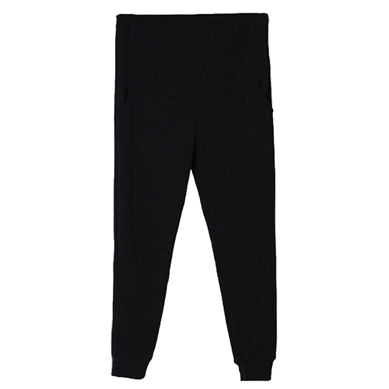 秋季外穿时尚加长托腹上班孕妇裤子 佐美涵孕妇打底裤