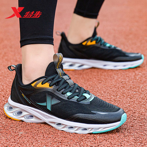 特步减震旋7代pro跑鞋男鞋运动鞋冬季透气网面鞋子官方旗舰跑步鞋 - 图0