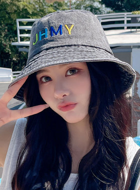 户外渔夫帽女防晒牛仔帽夏季