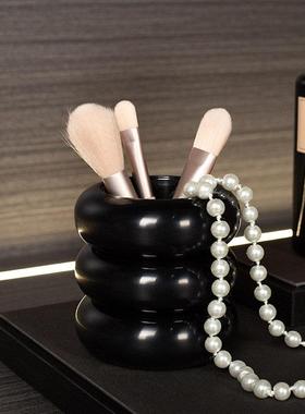 覆古小香风梳妆台摆件套装组合样板间卧室衣帽间搭配展示软装饰品