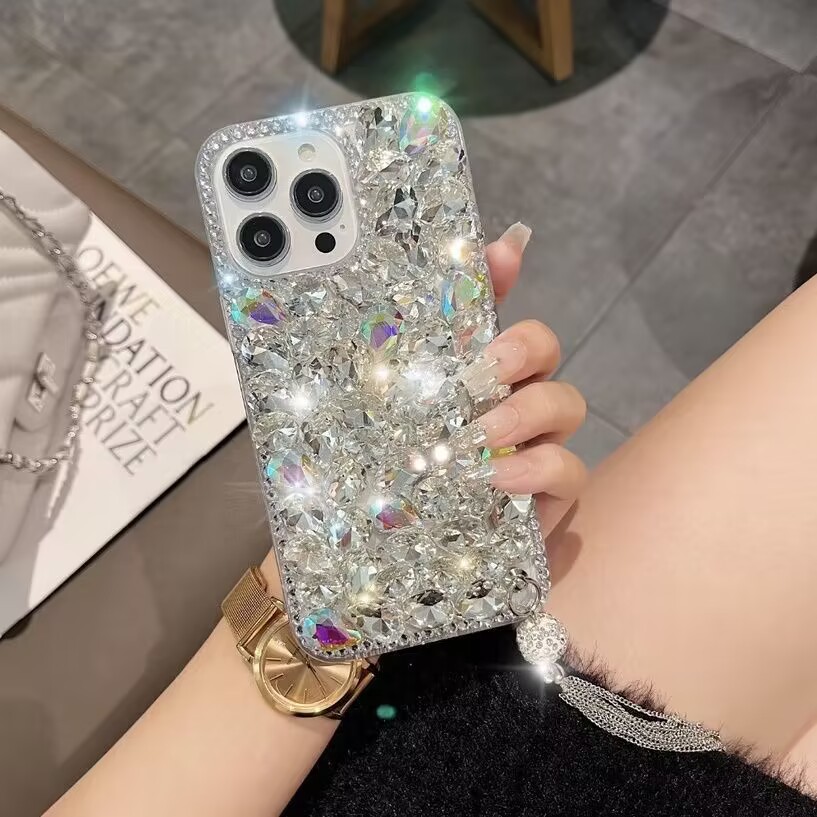 适用荣耀畅玩20A手机壳玻璃钻畅玩40C保护套创意畅玩30水晶畅玩40 Plus小众畅玩30plus个性畅玩40S水钻ins风
