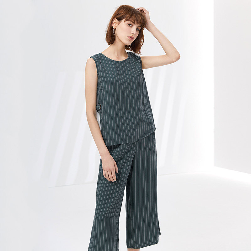 水云间奥莱2019夏季职业套装女裤 sedateoutlets店职业女裤套装