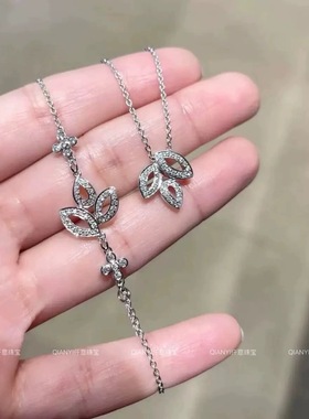 QIANYI仟意珠宝【轻奢系列】清冷大小姐lily进口锆钻气质名媛项链