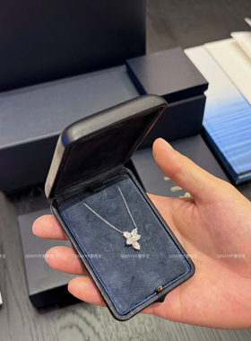 QIANYI仟意珠宝【轻奢系列】白富美千金风镶嵌进口锆钻气质项链