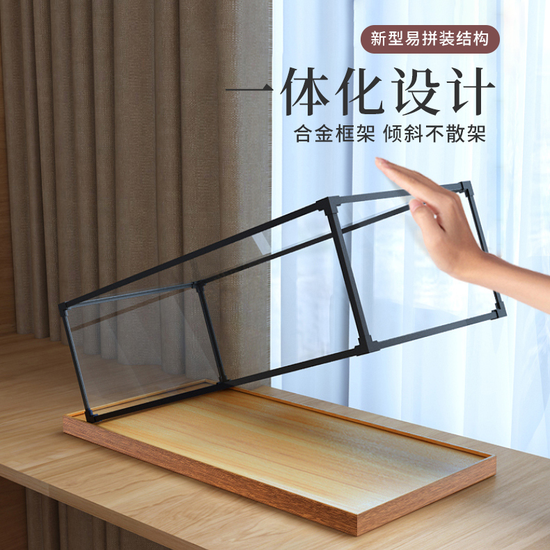 定制高透明手办积木篮足球收纳高底座展示盒防尘罩亚克力模型盒子 - 图3