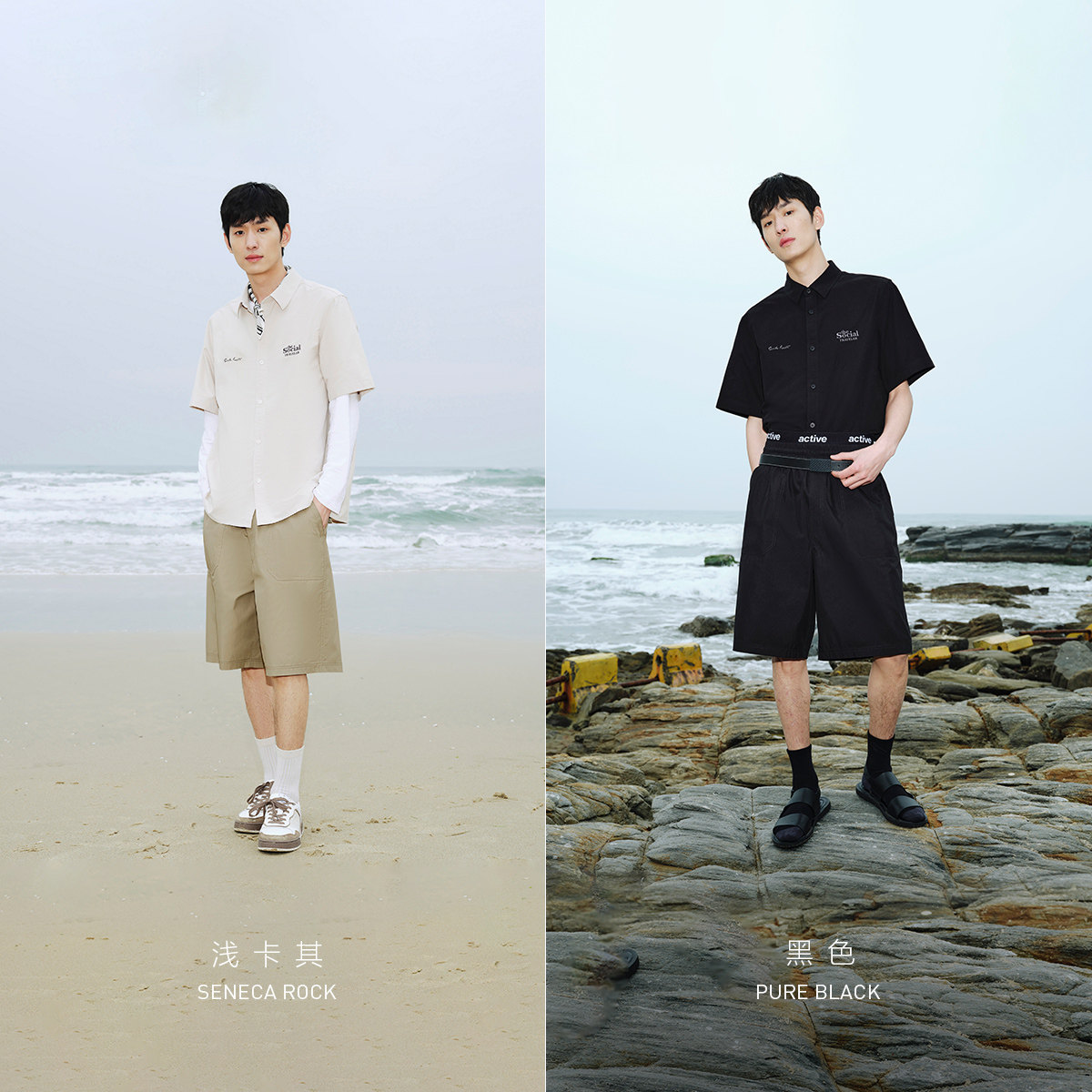 杰克琼斯夏季新款双侧插袋oversize过膝休闲裤子男士短裤男款男装,淘宝优惠券,粉丝福利购,淘宝优惠卷