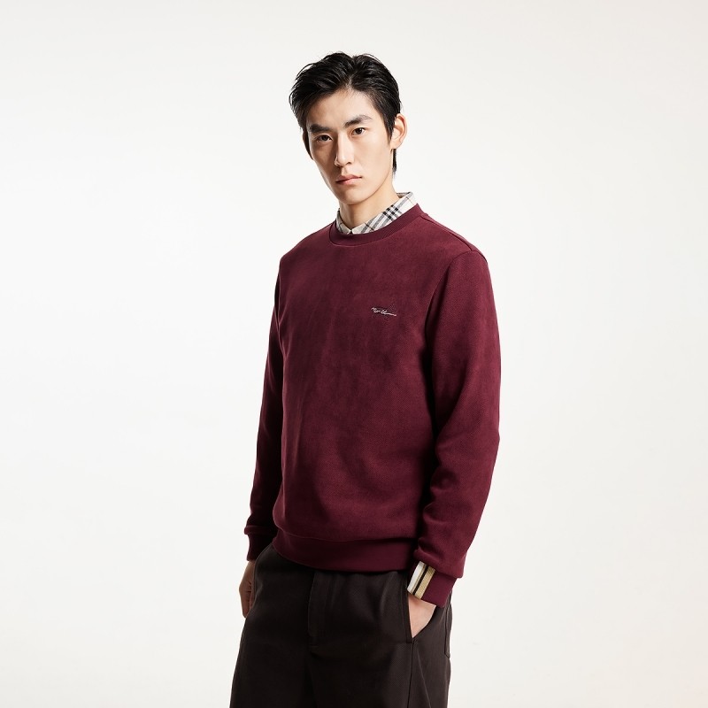 杰克琼斯冬季新款时尚潮休闲百搭舒适法斗狗长袖圆领直筒卫衣男装,淘宝优惠券,粉丝福利购,淘宝优惠卷