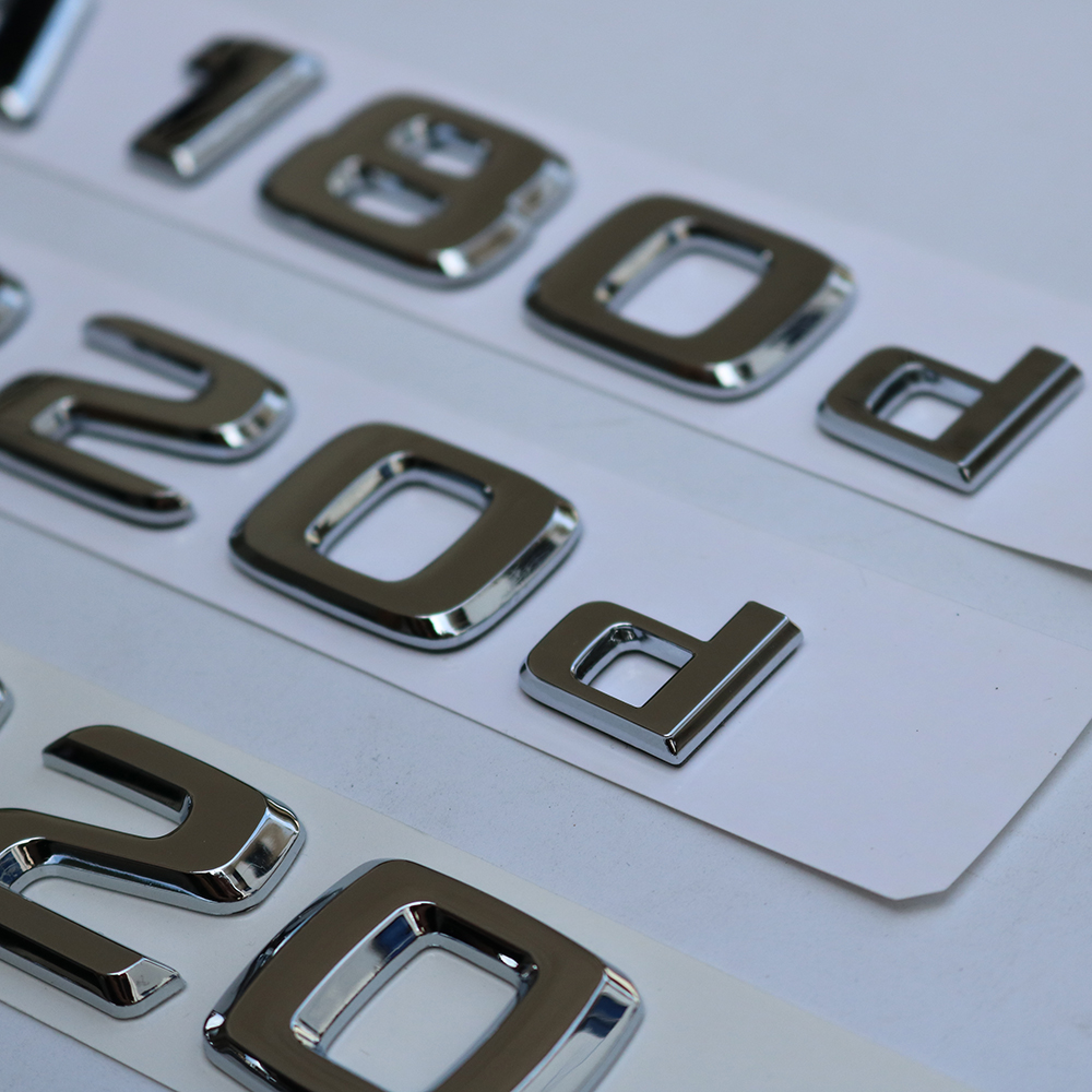 适用于奔驰柴油A220d GLC250d GLE350d GLS350dE220d字标车标后标 - 图2