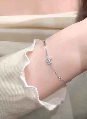 S999足银织女星手链轻奢小众高级