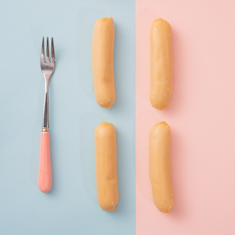 夏初食品旗舰店【10根肠】夏初鸡胸肉肠开袋即食高蛋白低脂健身解馋零食速食食品2