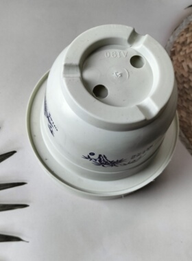 家居花盆培植种花盆仿瓷高颜值盆栽用摆地摊塑料盆子种花花瓶花器