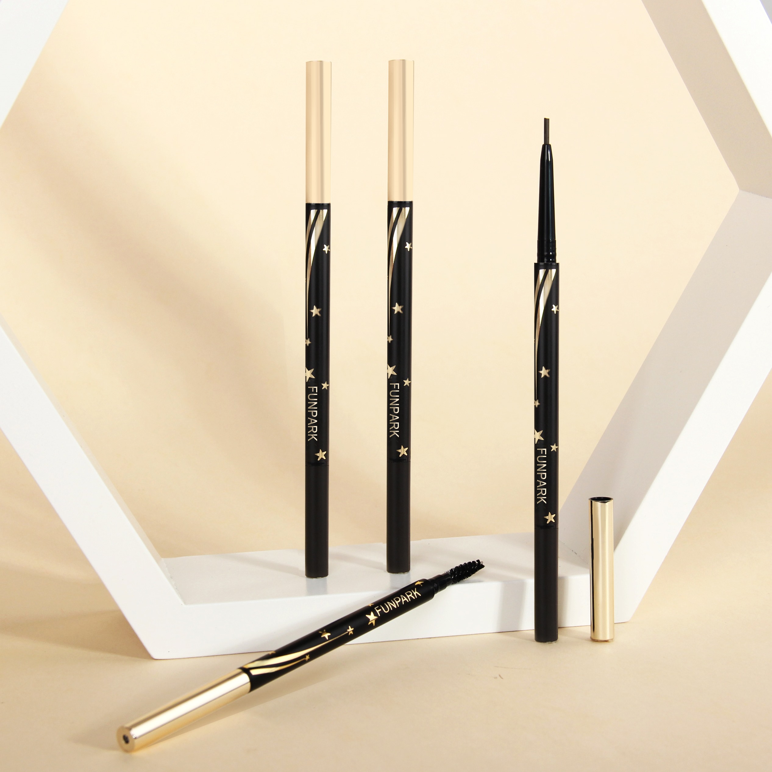 funpark旗舰店Funpark超细头极细眉笔不脱色持久防水自然初学者防汗细芯女正品0