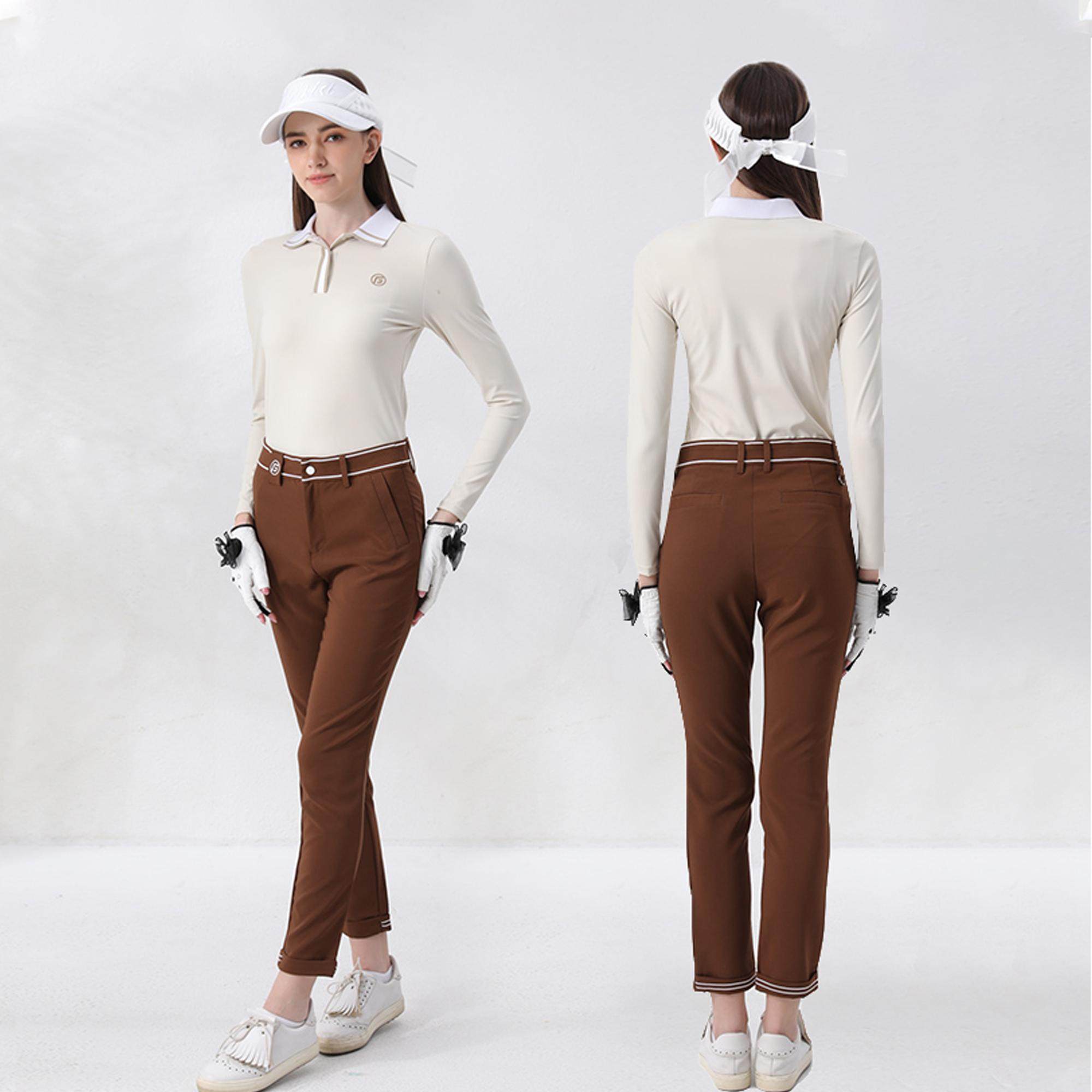 春秋季高尔夫上衣网球女士修身显瘦弹力新款女装裙子套装T恤裤子,淘宝优惠券,粉丝福利购,淘宝优惠卷