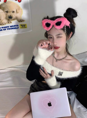 网红猫眼心形墨镜复古时髦凹造型