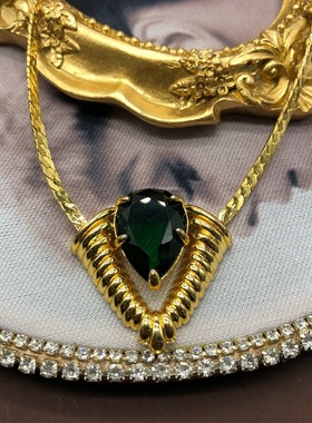 N24电镀真金短款项链铜材质颈链