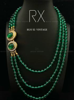 琉璃圆珠链男女通用项链