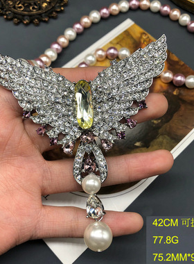 其他圆珠链彩色琉璃珍珠短项链