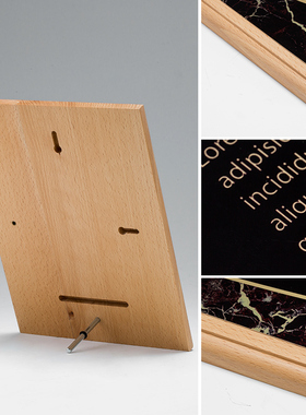 实木授权牌木质奖牌定制木托牌匾经销商授权证书奖杯加盟刻字定做