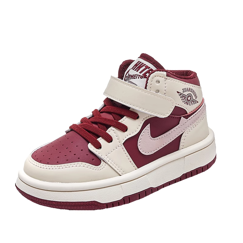 秋冬季潮牌儿童鞋真皮女童运动鞋百搭休闲男童跑步鞋软底休闲鞋子 - 图3