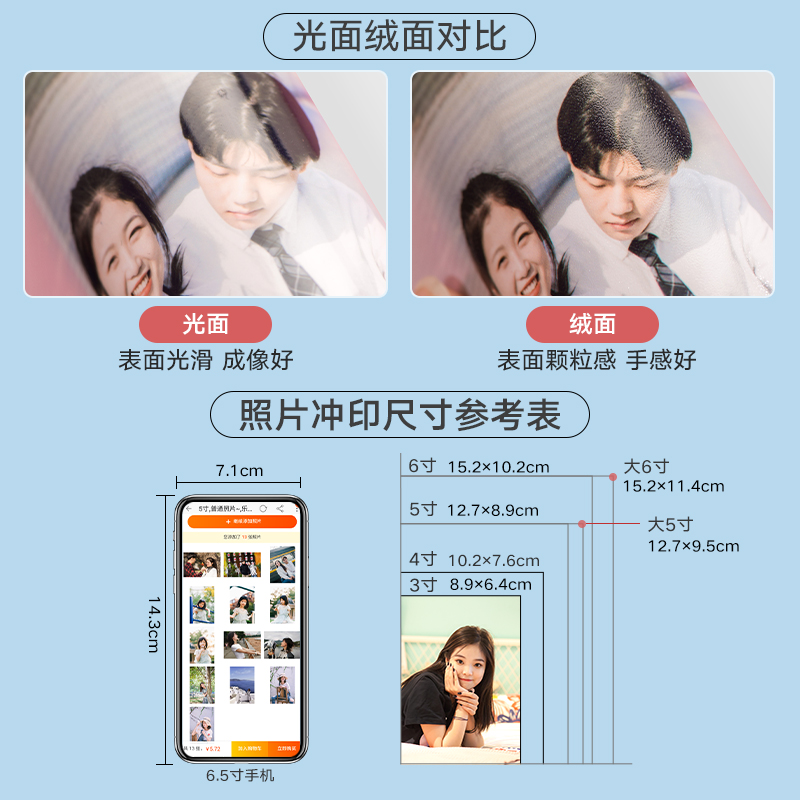 益好洗照片包邮加塑封手机照高清晒相册冲洗相片宝宝照片冲印打印-图2