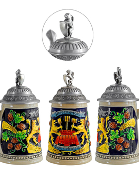 啤酒德国浮雕欧式风创意高档摆件