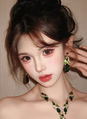 名媛宴会锁骨链晚礼服项链女颈链