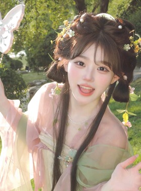原创桂花发叉古风点缀饰品仙气