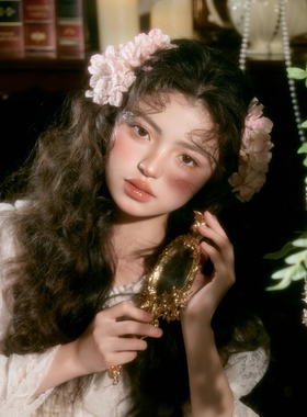 桃花边夹古风汉服超仙樱花对夹