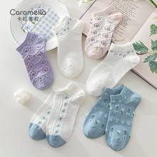 拍4件！caramella中筒袜/短袜8双