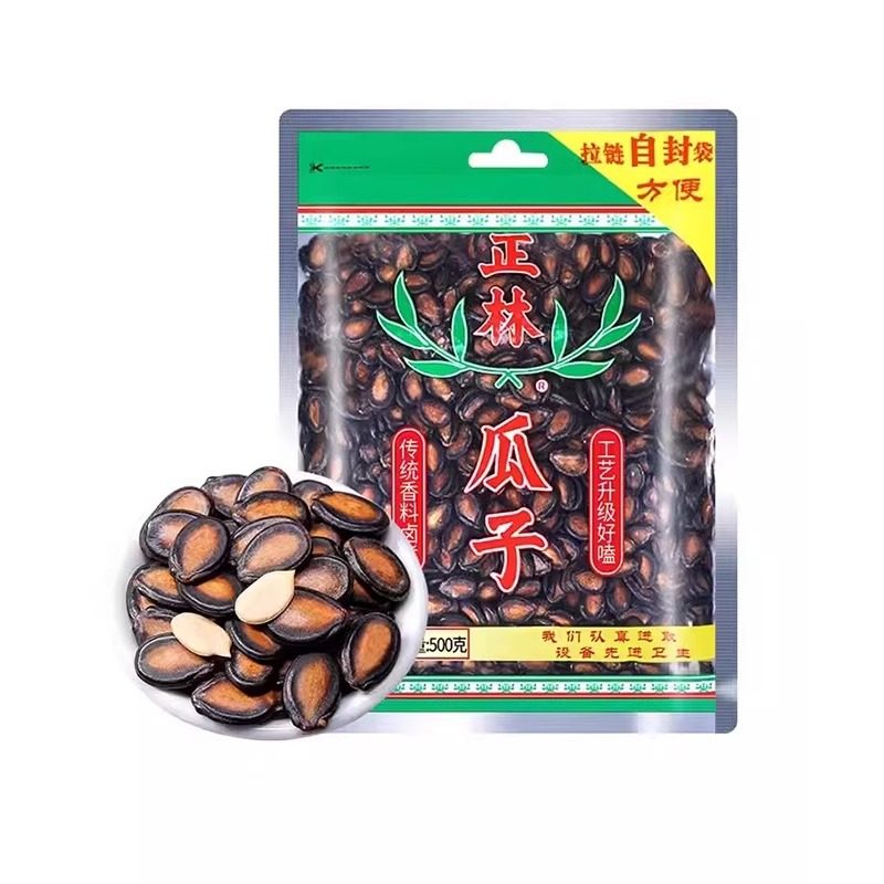 正林3A西瓜子瓜子甘草味大片瓜子原味黑瓜子袋装500g炒货年货零食,淘宝优惠券,粉丝福利购,淘宝优惠卷