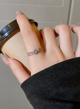 微镶锆石戒指指环韩版女