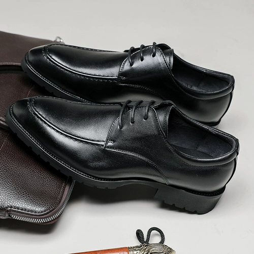 Мужской демисезонный утепленный пиджак классического кроя для отдыха для кожаной обуви, свадебные туфли в английском стиле с заостренным носом, в корейском стиле