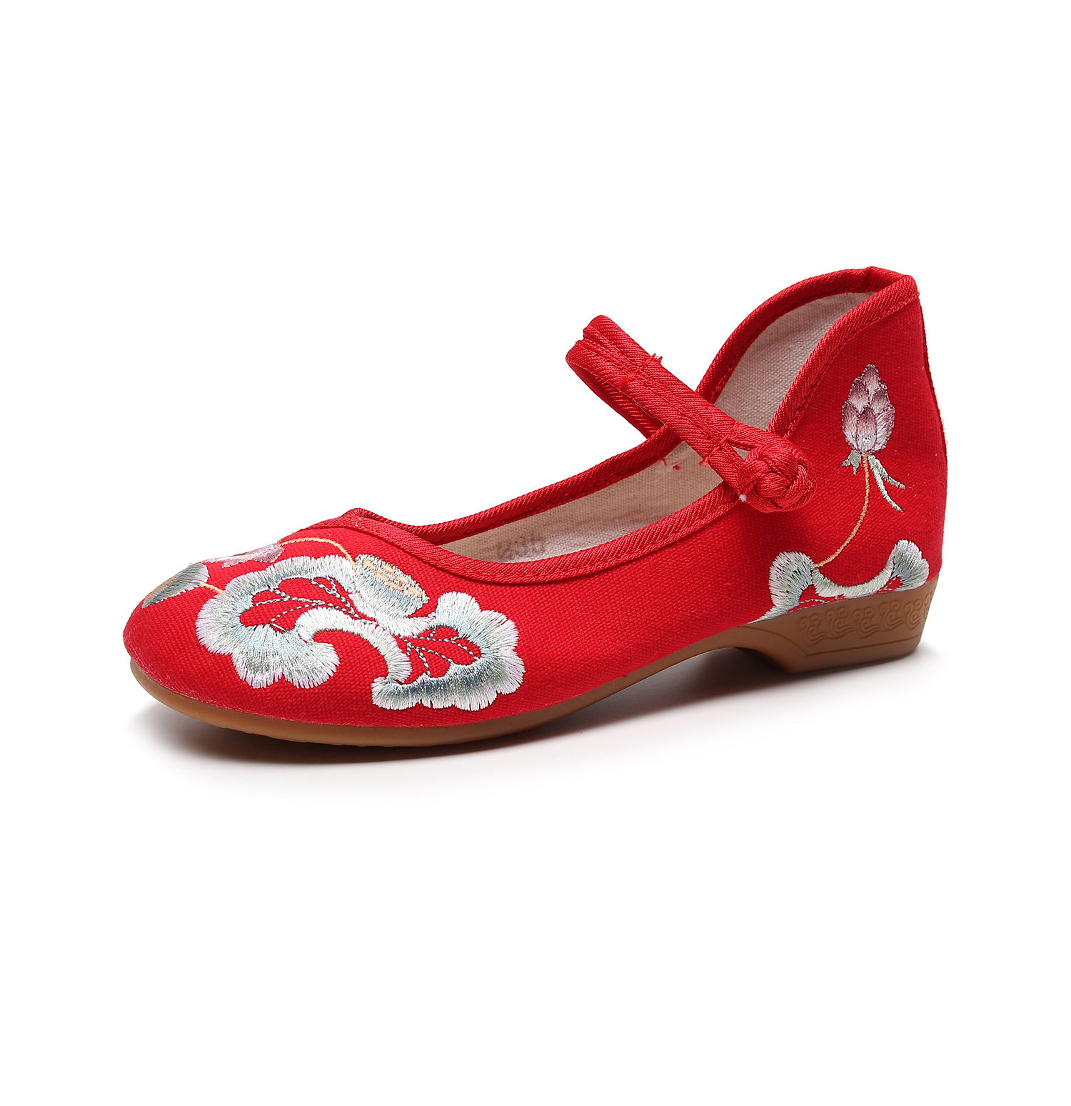 老北京布鞋女民族风绣花鞋女古风鞋软底浅口厚底休闲绣花妈妈布鞋,淘宝优惠券,粉丝福利购,淘宝优惠卷