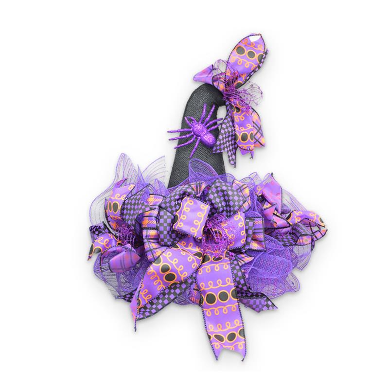 New Halloween Garnish Door Hanging Decoration Ghost  Purple - 图3