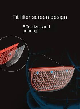 3PCS Cat Litter Box Automatic Toilet Sand Pouring Plate Filt
