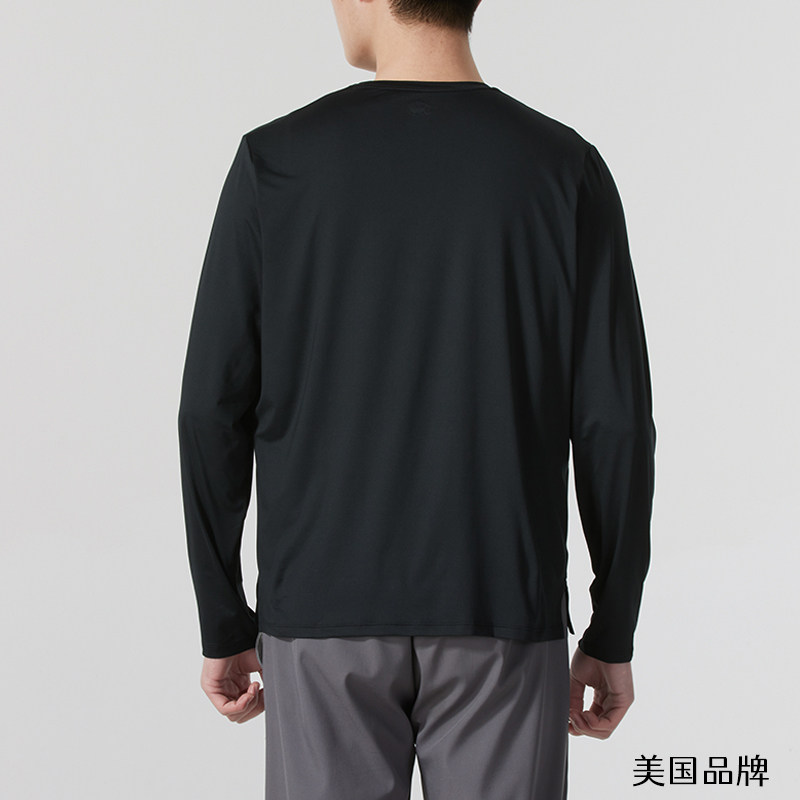 【自营】UA安德玛长袖T恤新款男装圆领套头衫休闲潮训练服1327970,淘宝优惠券,粉丝福利购,淘宝优惠卷
