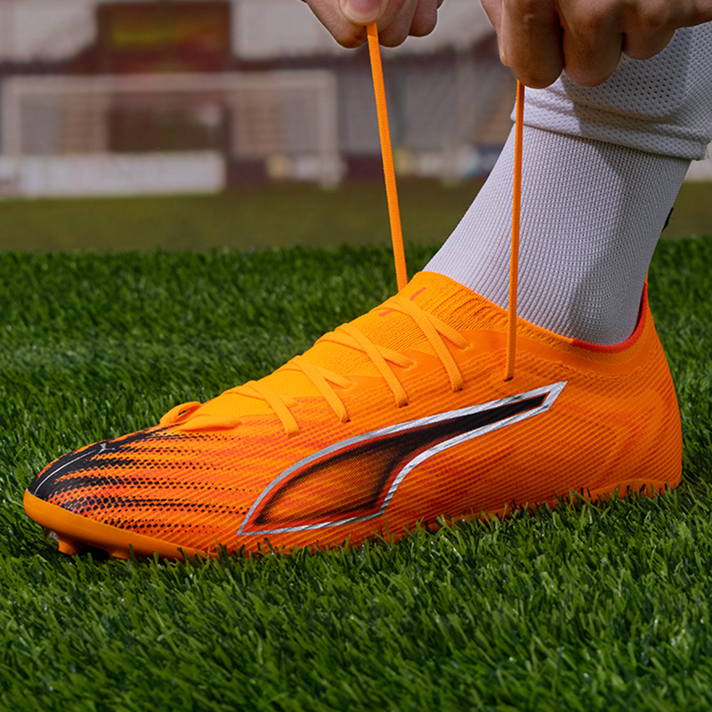 【自营】Puma彪马足球鞋男鞋女鞋新款运动鞋轻便低帮缓震MG钉鞋 - 图1