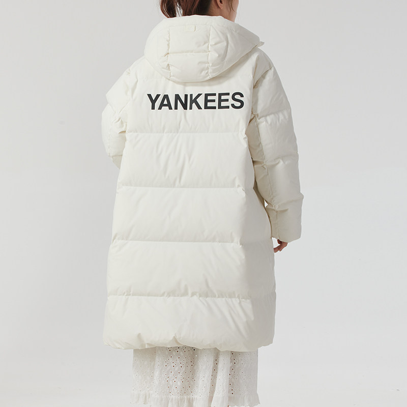 【自营】MLB美职棒长款羽绒服男女装冬季防风休闲服保暖羽绒外套,淘宝优惠券,粉丝福利购,淘宝优惠卷