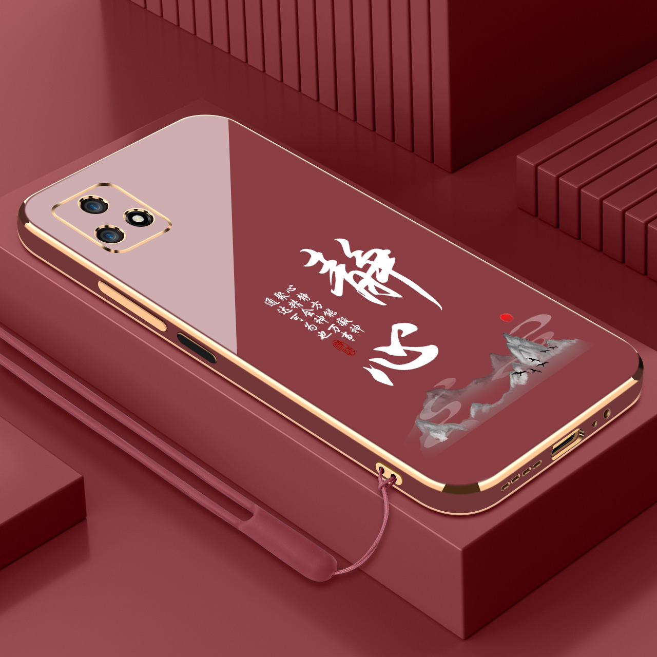 适用电镀vivoy52s静心手机壳新款y53s情侣小众ins风女款y55s直边硅胶y53t软壳高级感全包防摔男保护套 - 图3