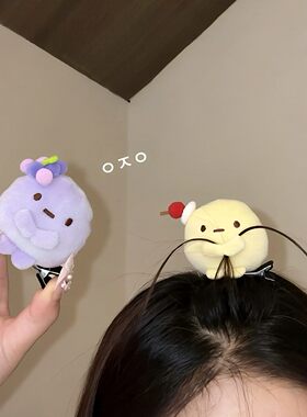 日系角落生物发夹毛绒公仔顶夹