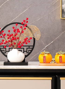 橙子心想事成入户玄关客厅小装饰