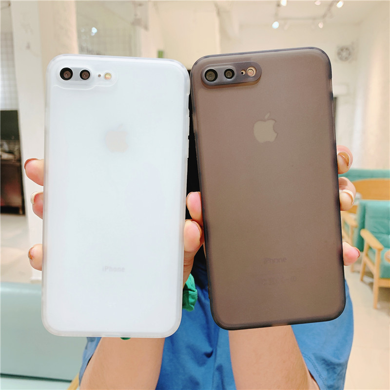 适用苹果6plus手机壳iphone 6splus磨砂透明硅胶软壳6s全包摄像头6简约时尚6p防摔保护套6sp男女新款潮6s超薄-图0