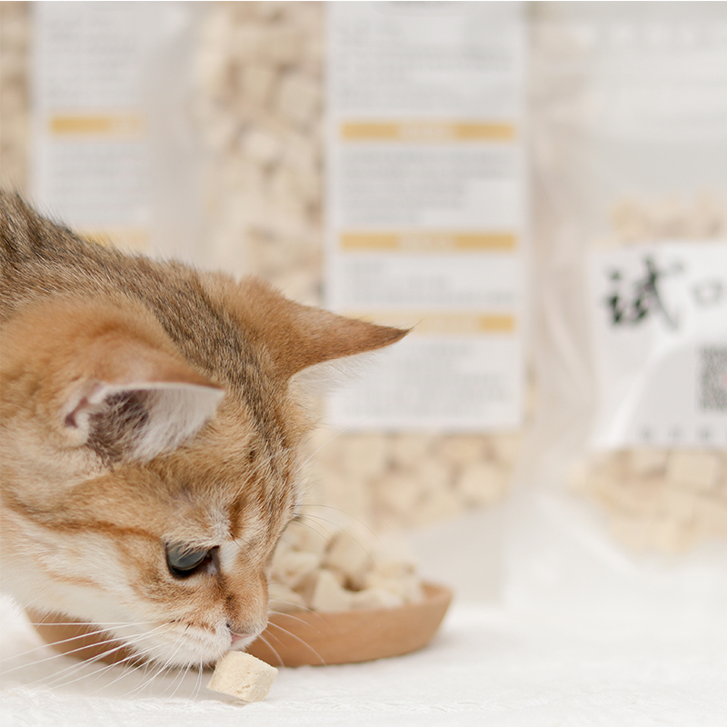 放开那只大头猫冻干猫零食鸡胸肉多春鱼鸭肉三文鱼牛肉试食装-图1